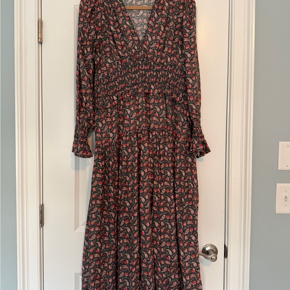 Doen XL Cecily Dress in Teal Canterbury Paisley EUC - Picture 4 of 8